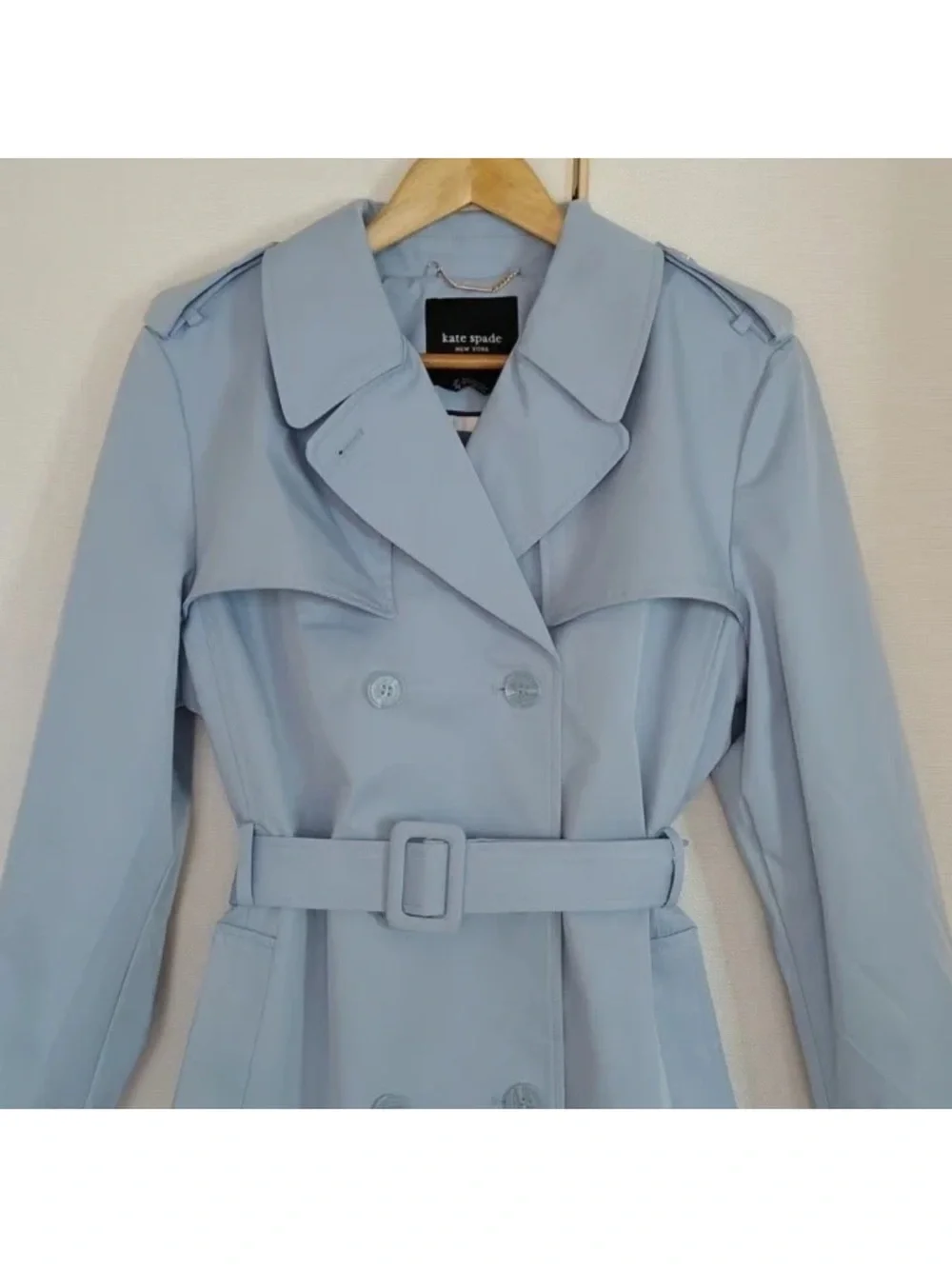 Kate Spade Pleat Back Trench Coat